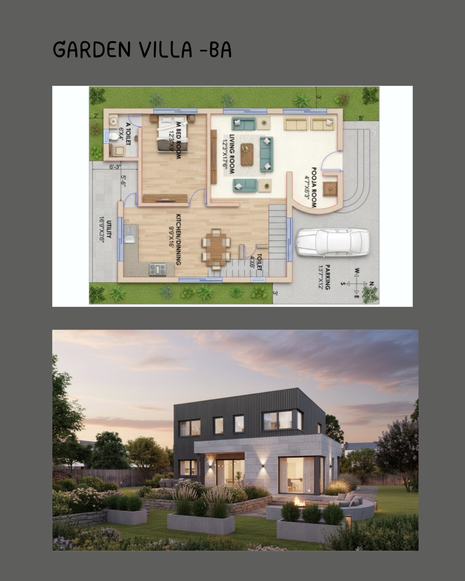 Apartment complex BIM model